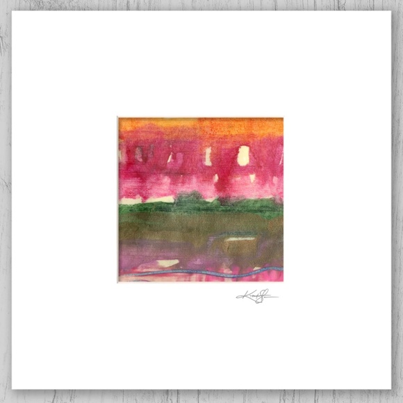Encaustic Painting, Abstract Kathy Morton Stanion - Encaustic Abstract 2021-10 - Picture 1 of 2